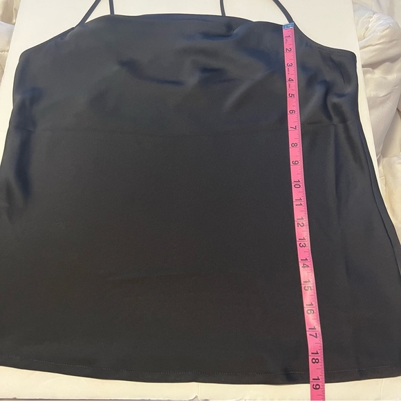 Express Black Satin Cowl Neck Cami - Picture 9 of 10